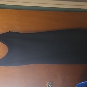 Elegant Black Sleeveless Dress from Betsy and Adam by Linda Bernell